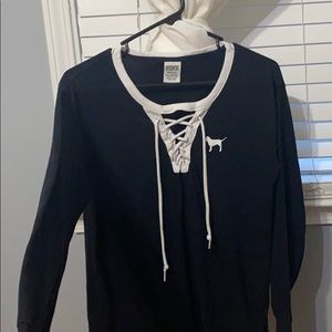 Pink long sleeve t-shirt